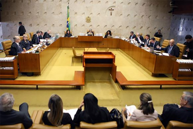 Brasília - Sessão do Supremo Tribunal Federal (STF) para decidir se parlamentares podem ser afastados do mandato por meio decisões cautelares da Corte e se as medidas podem ser revistas pelo Congresso (Nelson Jr./SCO