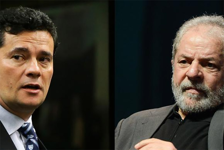 Sérgio Moro e Lula (Arquivo/Agência Brasil)